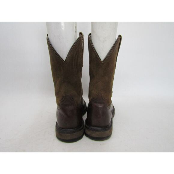 Ariat Mens Size 7 D Brown Suede Leather Cowboy Western Boots main image 4